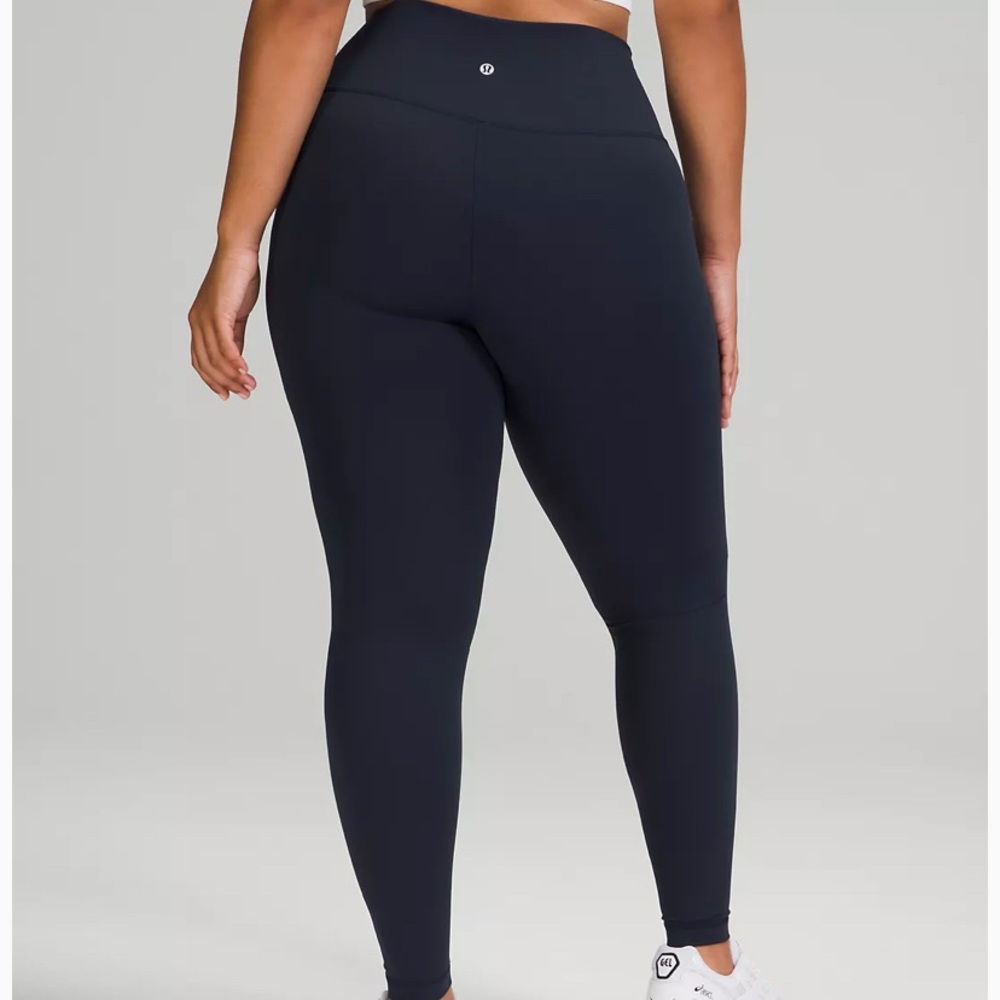 Lululemon Wunder Under 28” Size 2 Color: True Navy - image 2